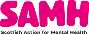 The logo of Scottish Action for Mental Health