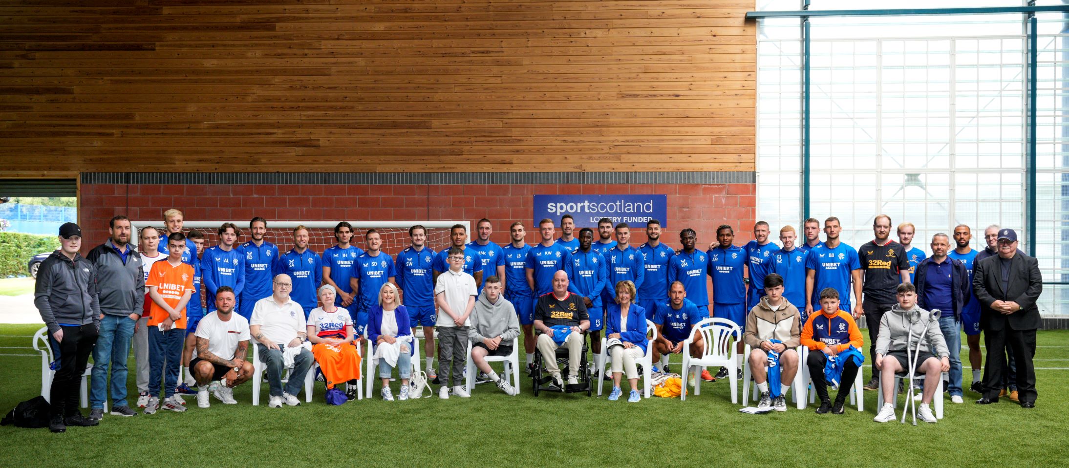 A Special Dream Day with Rangers Team and Manager