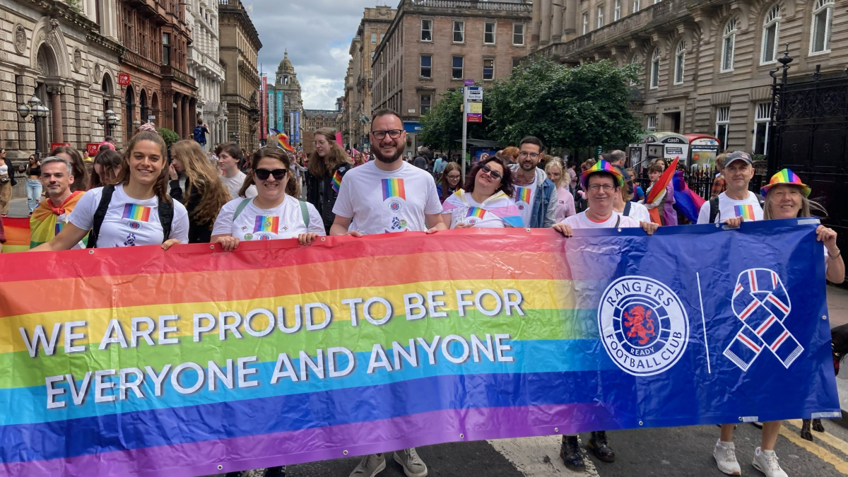 Rangers Family Join Record Breaking MardiGla Pride Event