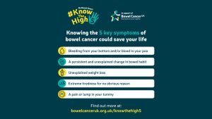 Bowel Cancer info poster
