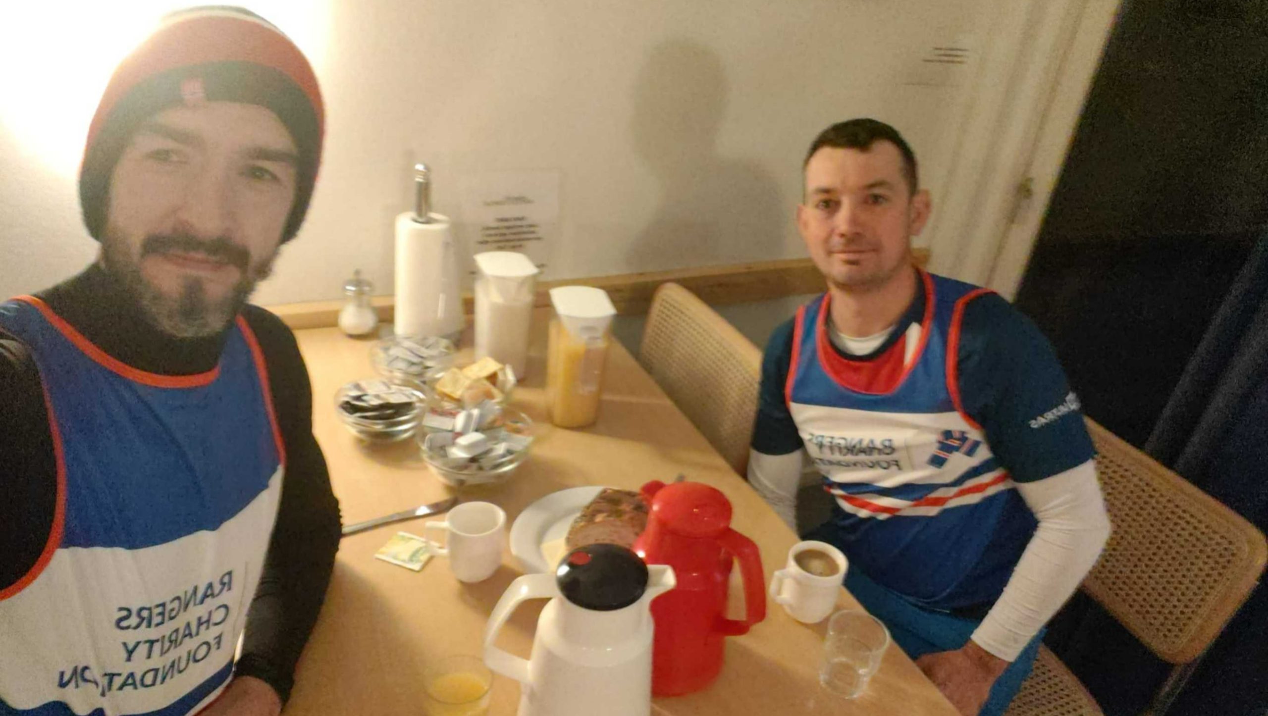 David and Kevin - polar marathon runners