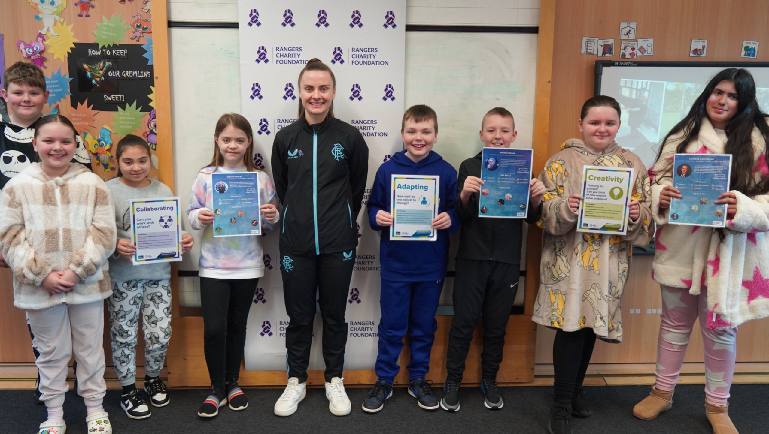 Rangers Women’s Kirsty Howat Inspires Diversity Dialogue at Pirie Park Primary