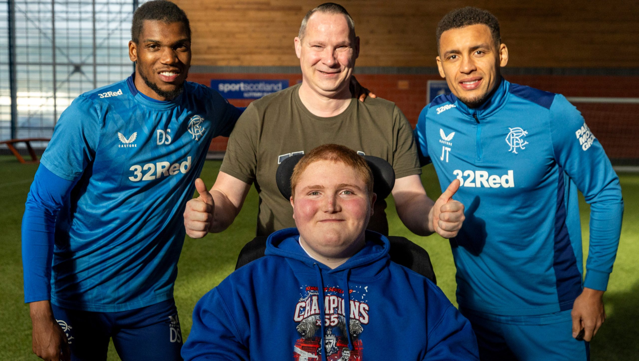 A Special Dream Day with Rangers Team and Manager