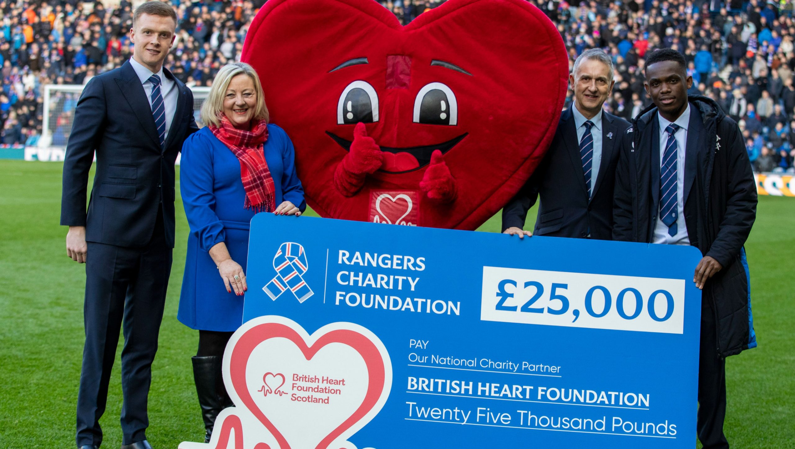 British Heart Foundation Cheque Presentation