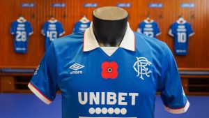 Rangers poppy shirt