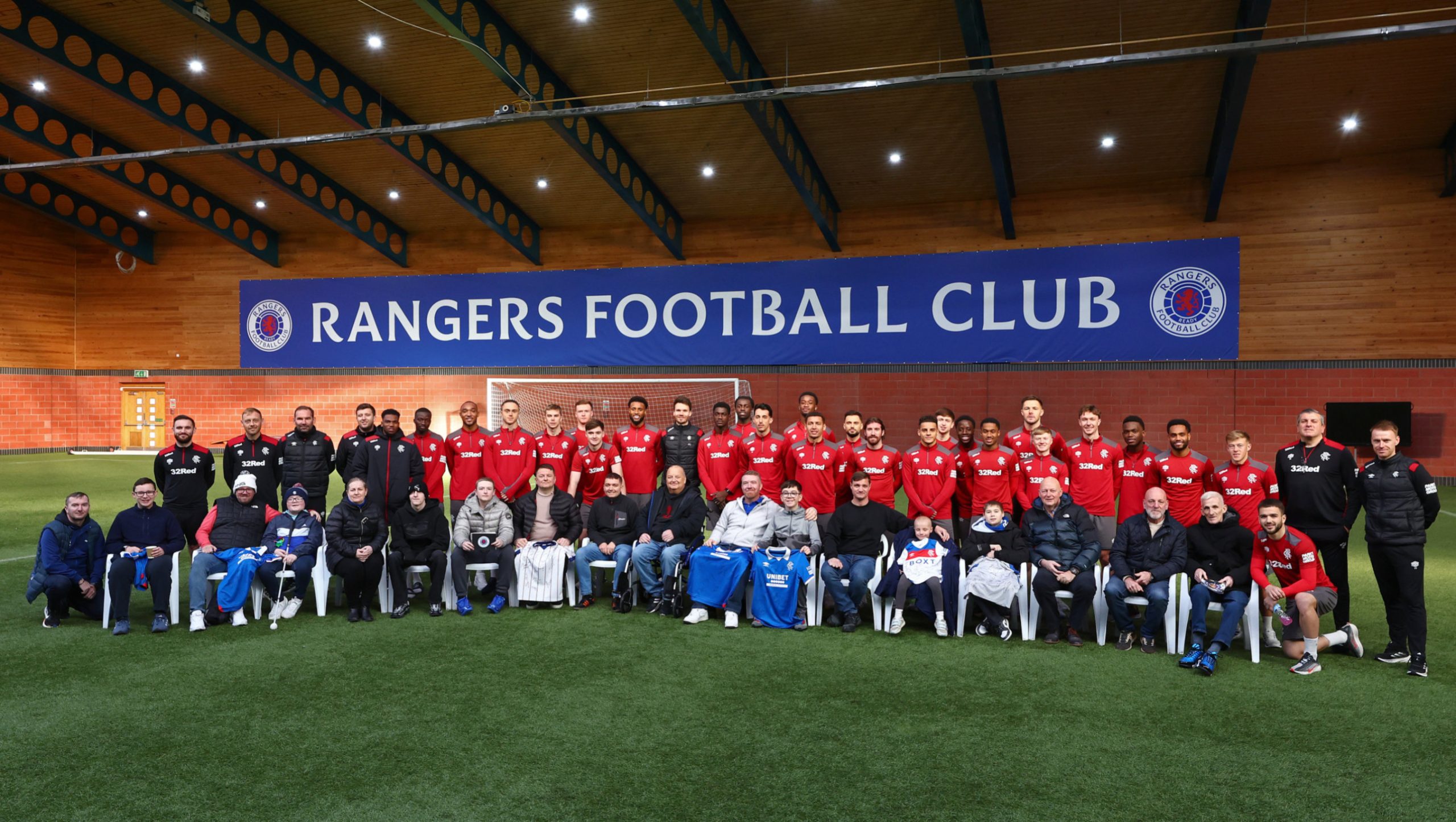 Danny Röhl and Rangers Players Make Dreams Come True