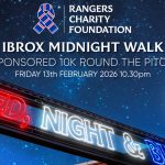 red night and blue midnight walk