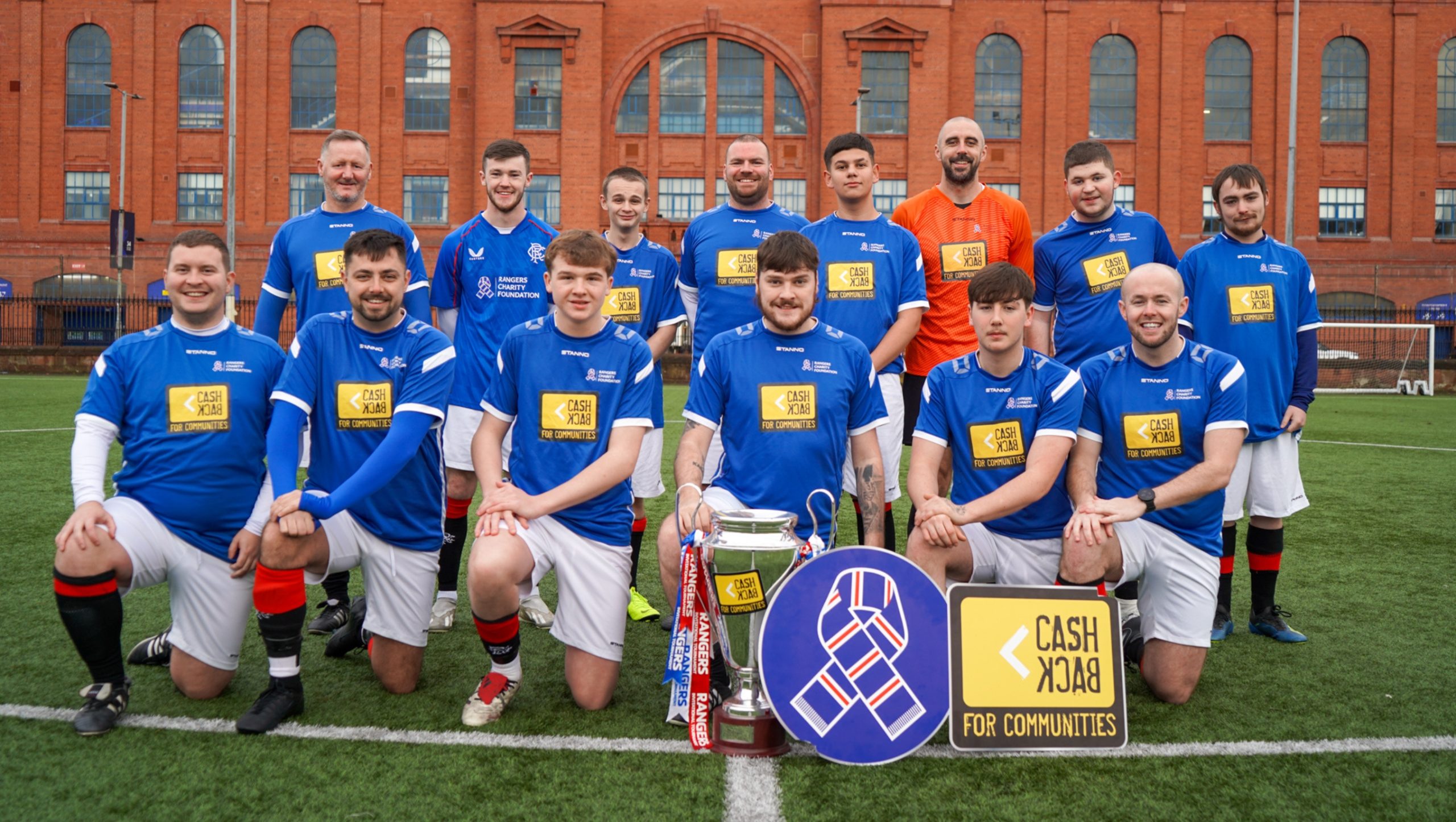 Employability Course Participants Play Football Match Against Police Scotland