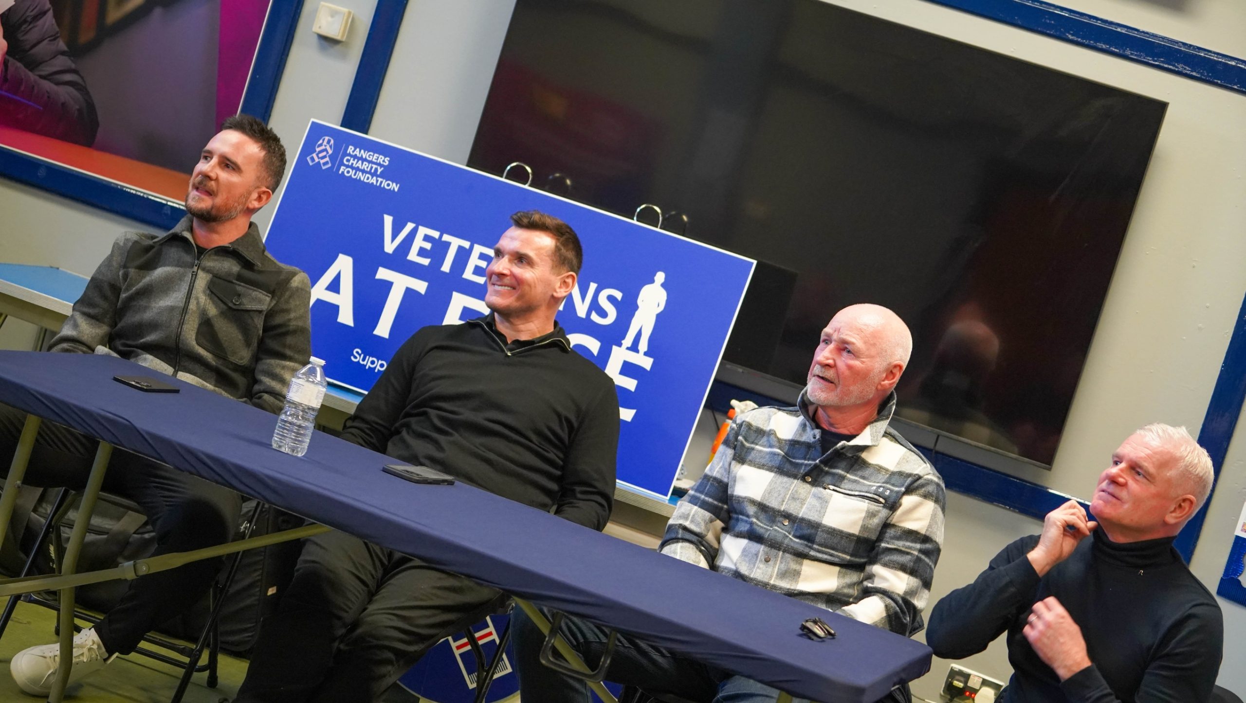 Rangers Icons Join Veterans At Ease Session at The Ibrox Community Complex