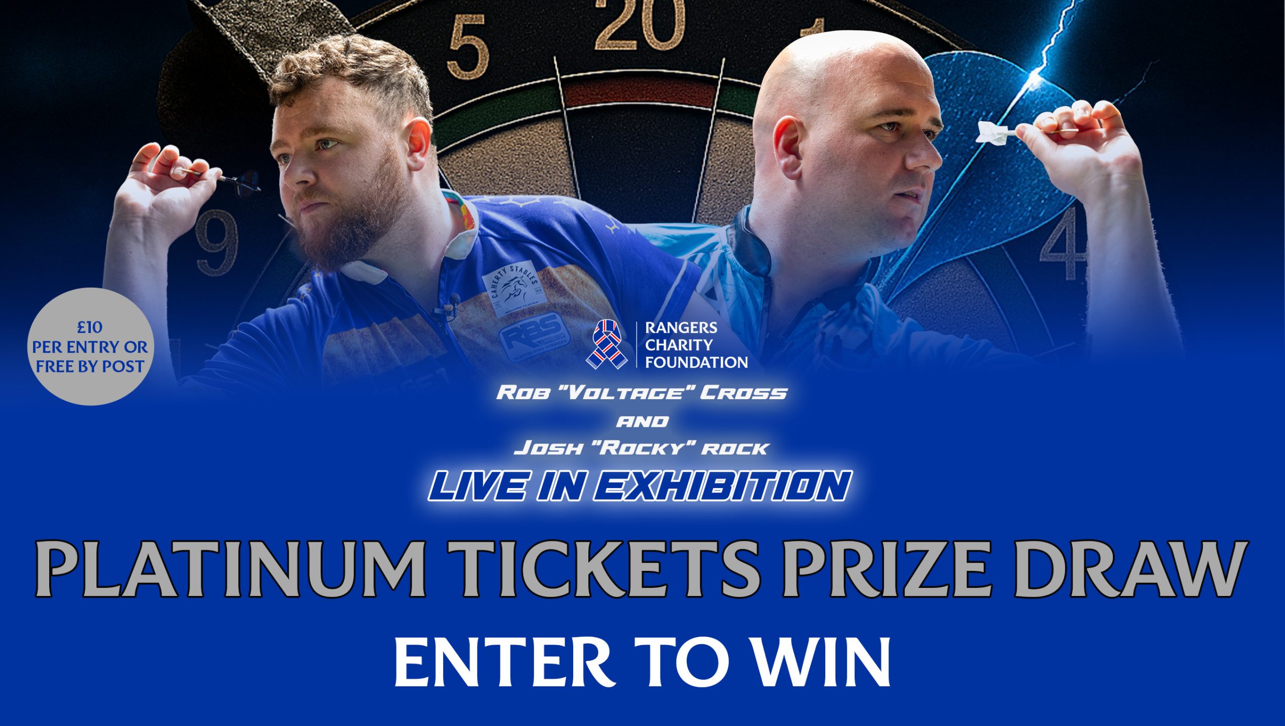 Win the Ultimate Darts Experience With Josh Rock and Rob Cross