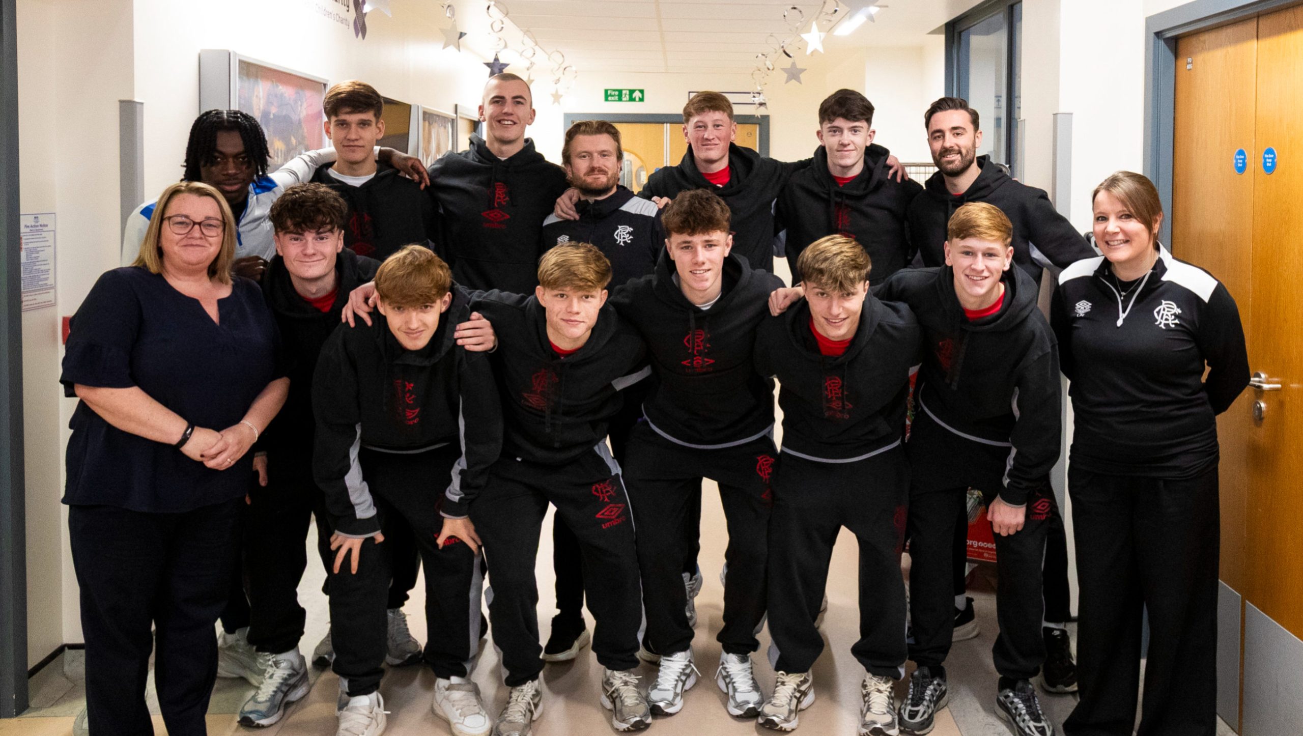 Academy Players and Staff Decorate Children’s Hospital For Christmas