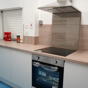 The refurbished kitchen at the Ibrox Community Complex