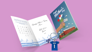 Mothers day card and keyring