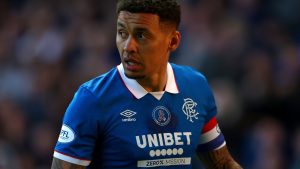 Tavernier wearing matchday takeover shirt
