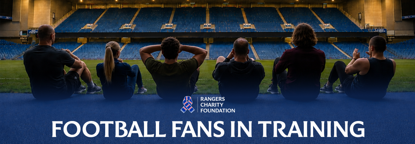 Fans training at Ibrox